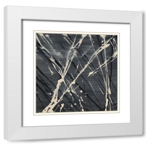 Dark Cloudy Mist I White Modern Wood Framed Art Print with Double Matting by Pattinian, Merri