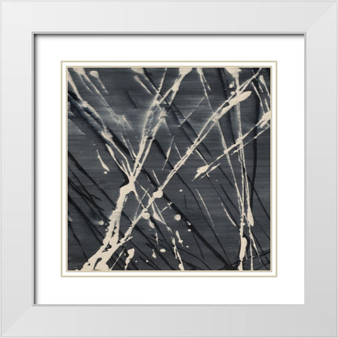 Dark Cloudy Mist I White Modern Wood Framed Art Print with Double Matting by Pattinian, Merri