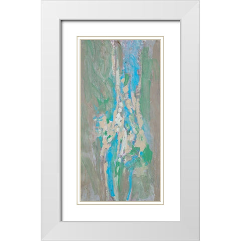 Neutral Tierra I White Modern Wood Framed Art Print with Double Matting by Pattinian, Merri