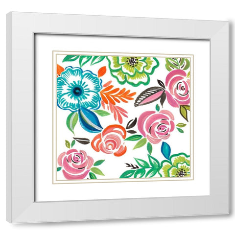 The Day is Yours I White Modern Wood Framed Art Print with Double Matting by Del Sol, Ani