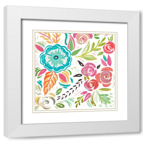 The Day Is Yours II White Modern Wood Framed Art Print with Double Matting by Del Sol, Ani