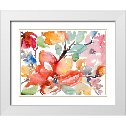 Country Dreaming II White Modern Wood Framed Art Print with Double Matting by Loreth, Lanie