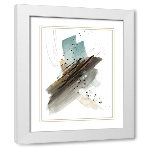 Migration (Centered) White Modern Wood Framed Art Print with Double Matting by Pinto, Patricia
