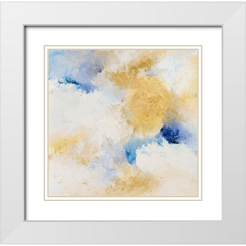 Look Upward I White Modern Wood Framed Art Print with Double Matting by Loreth, Lanie