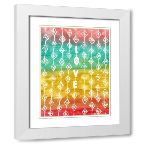 Dreaming Of Love White Modern Wood Framed Art Print with Double Matting by Bucheli, Jen