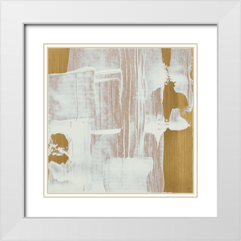 Modern Blanc I White Modern Wood Framed Art Print with Double Matting by Loreth, Lanie