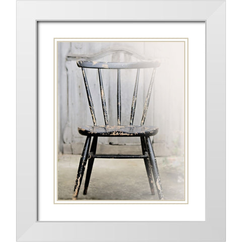 Morning Corner White Modern Wood Framed Art Print with Double Matting by Gardner, Sarah