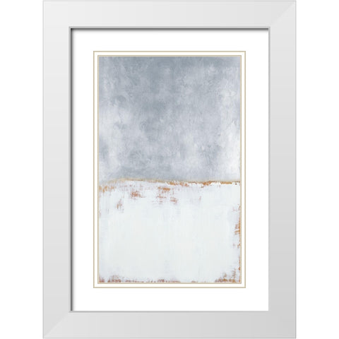 Timeless Silver Perspective White Modern Wood Framed Art Print with Double Matting by Loreth, Lanie