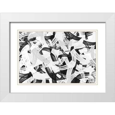 Mono-Magnum White Modern Wood Framed Art Print with Double Matting by Meneely, Dan