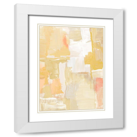 Peace I White Modern Wood Framed Art Print with Double Matting by Loreth, Lanie