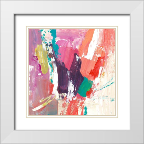 Internal Rhythm White Modern Wood Framed Art Print with Double Matting by Loreth, Lanie
