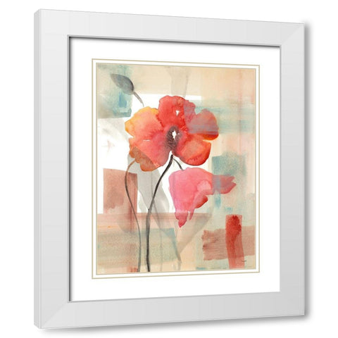 Misty Journey White Modern Wood Framed Art Print with Double Matting by Loreth, Lanie