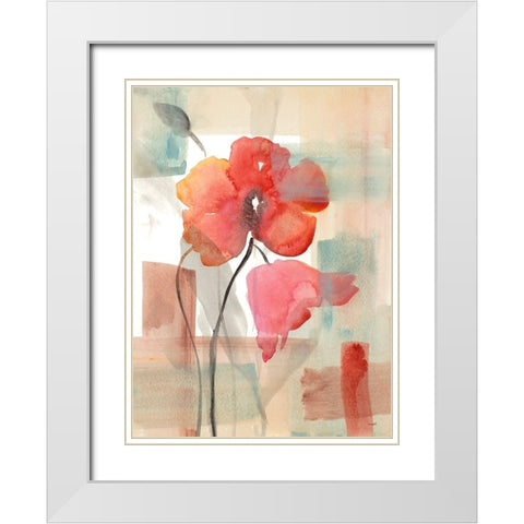 Misty Journey White Modern Wood Framed Art Print with Double Matting by Loreth, Lanie