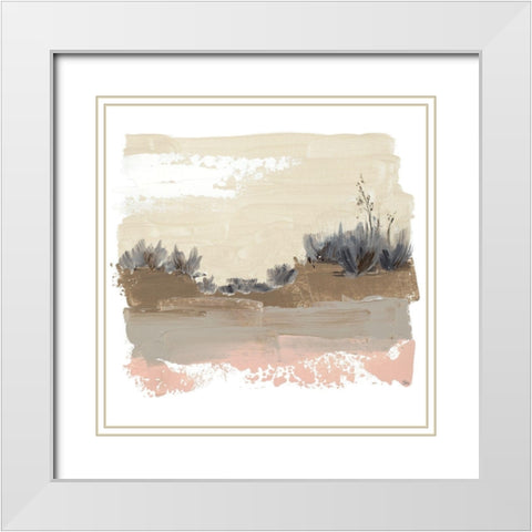Fresh Fascination II White Modern Wood Framed Art Print with Double Matting by Pinto, Patricia