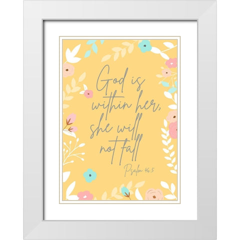 Spiritual Guidance I White Modern Wood Framed Art Print with Double Matting by Quach, Anna