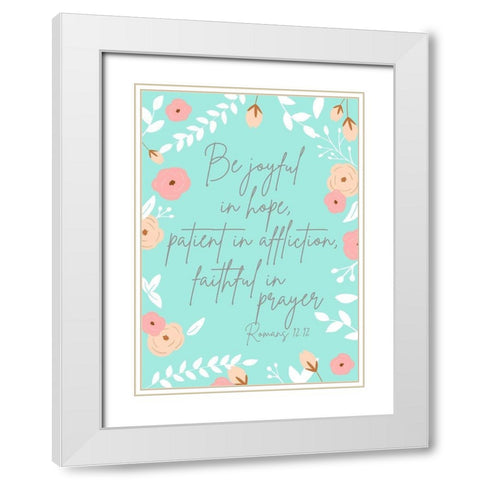 Spiritual Guidance II White Modern Wood Framed Art Print with Double Matting by Quach, Anna