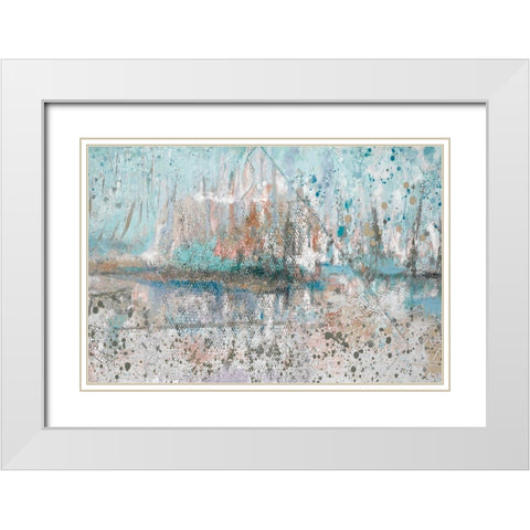 Distant Skies I White Modern Wood Framed Art Print with Double Matting by Beauchamp, Andy