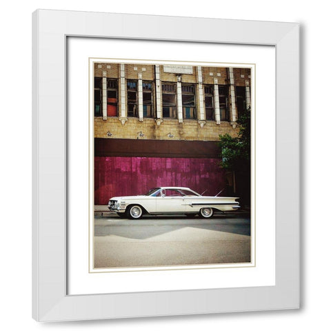 Hot Ride White Modern Wood Framed Art Print with Double Matting by Bucheli, Jen