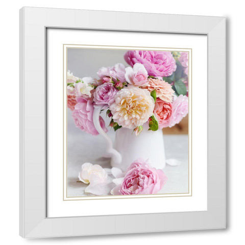 Romance Of Spring White Modern Wood Framed Art Print with Double Matting by Gardner, Sarah