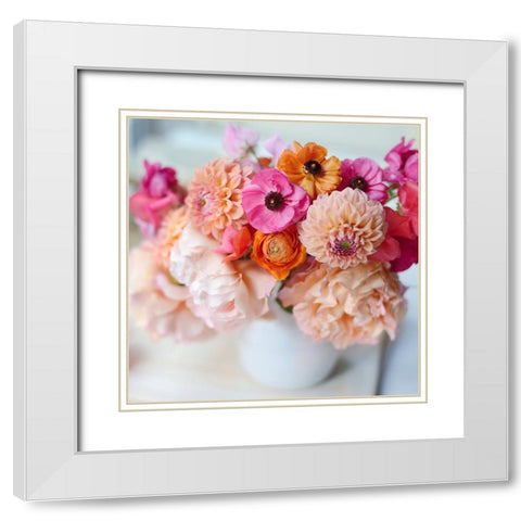 What A Delightful Afternoon White Modern Wood Framed Art Print with Double Matting by Gardner, Sarah