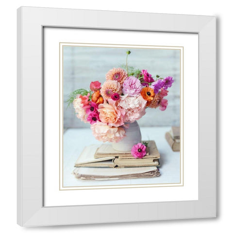 Afternoon Delight White Modern Wood Framed Art Print with Double Matting by Gardner, Sarah