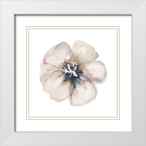 Vintage Taupe White Modern Wood Framed Art Print with Double Matting by Pinto, Patricia