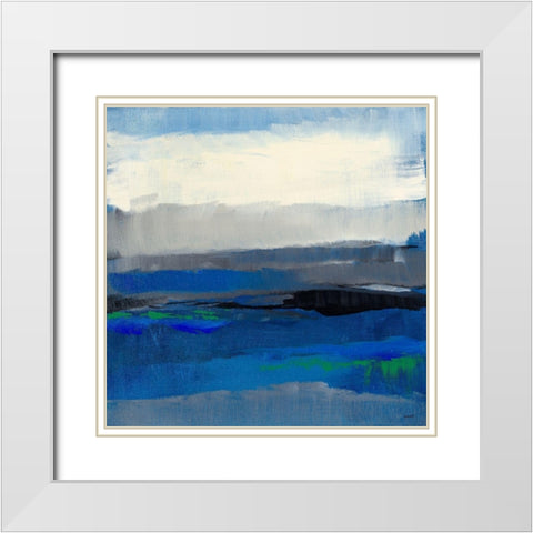 Contemplative Space White Modern Wood Framed Art Print with Double Matting by Loreth, Lanie