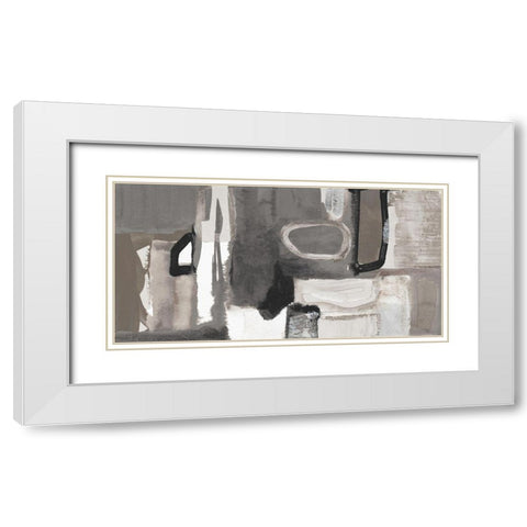 Catching the Down Tempo White Modern Wood Framed Art Print with Double Matting by Loreth, Lanie