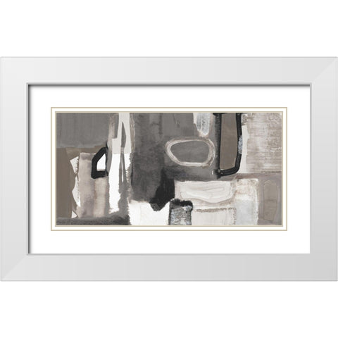 Catching the Down Tempo White Modern Wood Framed Art Print with Double Matting by Loreth, Lanie
