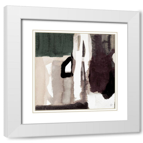 Catch That Tempo I White Modern Wood Framed Art Print with Double Matting by Loreth, Lanie