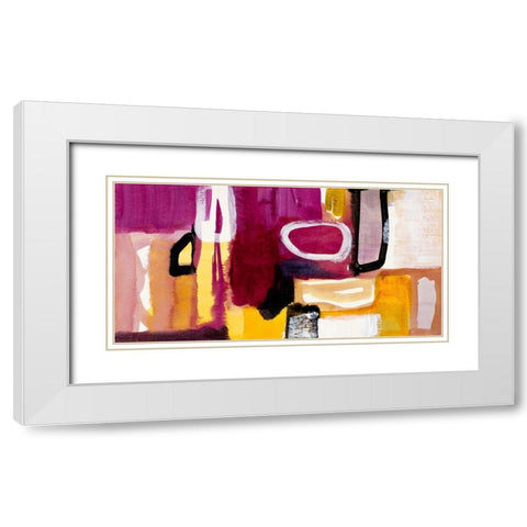 Catching The Tempo White Modern Wood Framed Art Print with Double Matting by Loreth, Lanie