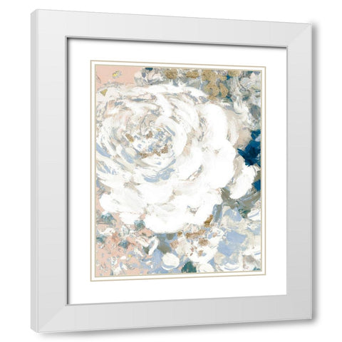 Floral Peace Morning I White Modern Wood Framed Art Print with Double Matting by Loreth, Lanie