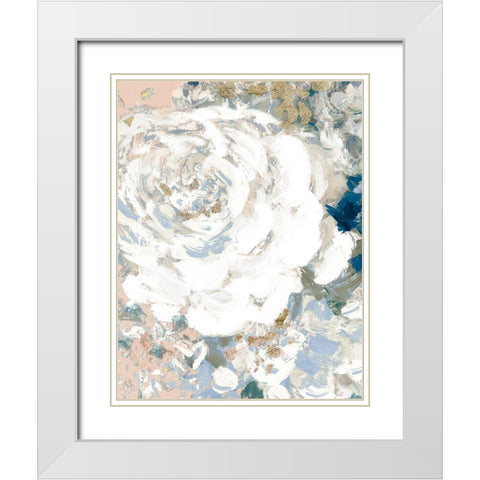 Floral Peace Morning I White Modern Wood Framed Art Print with Double Matting by Loreth, Lanie