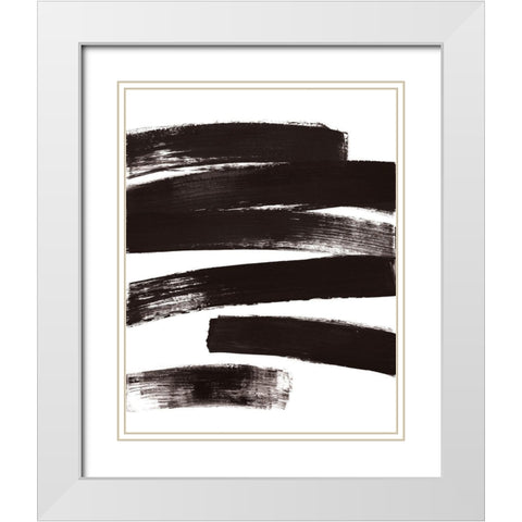 Wait For No One White Modern Wood Framed Art Print with Double Matting by Loreth, Lanie