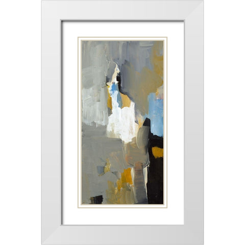 Cant Help But Wonder II White Modern Wood Framed Art Print with Double Matting by Loreth, Lanie