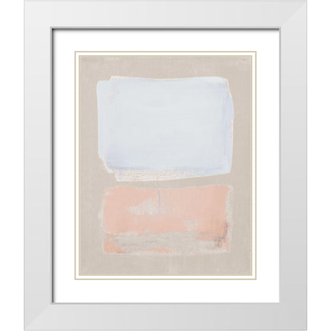 Blush As Big As Life I White Modern Wood Framed Art Print with Double Matting by Loreth, Lanie