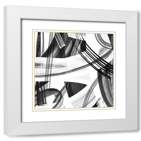 New Magnum II White Modern Wood Framed Art Print with Double Matting by Meneely, Dan