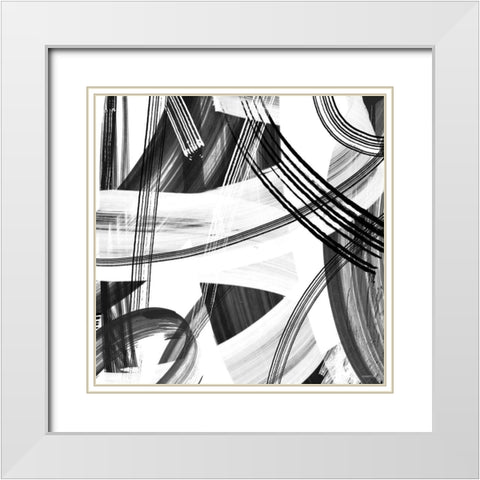 New Magnum II White Modern Wood Framed Art Print with Double Matting by Meneely, Dan
