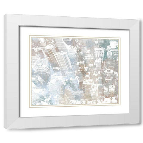 Empire View I (horizontal) White Modern Wood Framed Art Print with Double Matting by Meneely, Dan