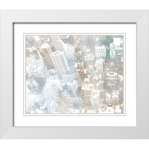 Empire View I (horizontal) White Modern Wood Framed Art Print with Double Matting by Meneely, Dan
