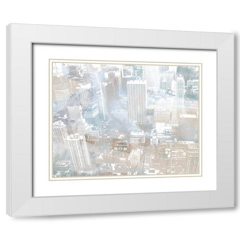 Empire View II (horizontal) White Modern Wood Framed Art Print with Double Matting by Meneely, Dan