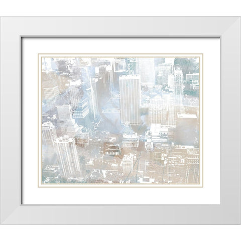 Empire View II (horizontal) White Modern Wood Framed Art Print with Double Matting by Meneely, Dan