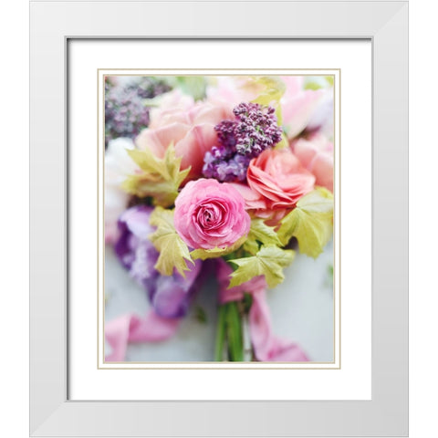 Spring In Full Glory White Modern Wood Framed Art Print with Double Matting by Gardner, Sarah
