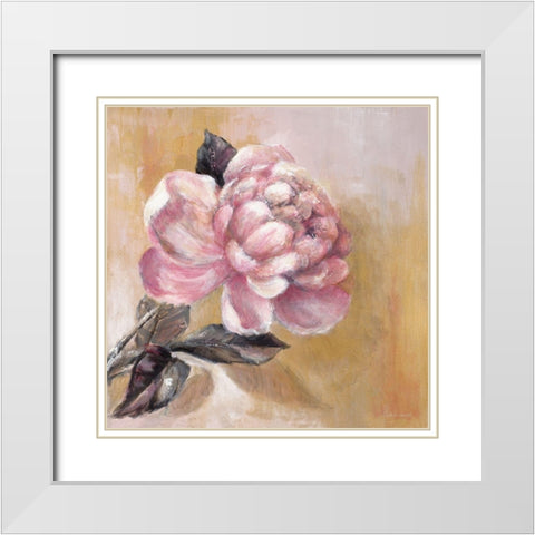 Beauty In The Shadows White Modern Wood Framed Art Print with Double Matting by Loreth, Lanie