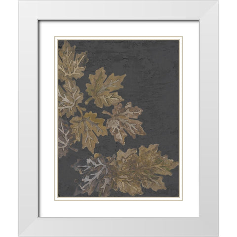 Autumn Night I White Modern Wood Framed Art Print with Double Matting by Ritter, Gina