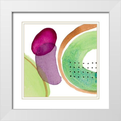 Natures Aura White Modern Wood Framed Art Print with Double Matting by Loreth, Lanie