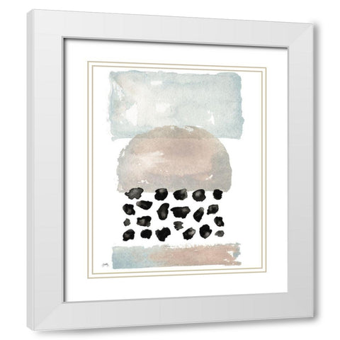 Another Place II White Modern Wood Framed Art Print with Double Matting by Medley, Elizabeth