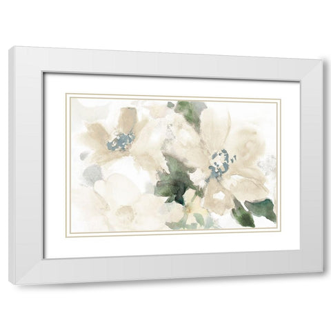 Lightness In Spring White Modern Wood Framed Art Print with Double Matting by Loreth, Lanie