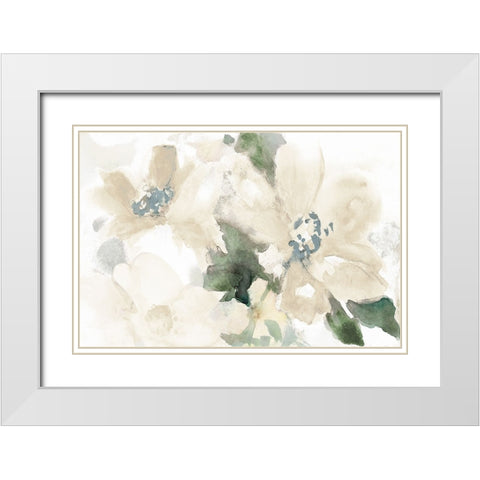 Lightness In Spring White Modern Wood Framed Art Print with Double Matting by Loreth, Lanie