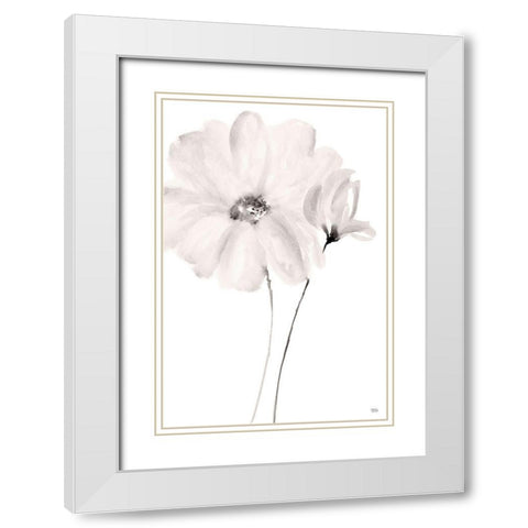 Rise With The Sun I White Modern Wood Framed Art Print with Double Matting by Loreth, Lanie